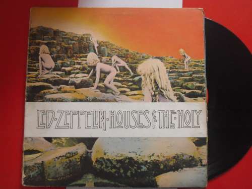 RARE!!! LED ZEPPELIN - HOUSES OF THE HOLY GATEFOLD VINYL, LP, RECORD.